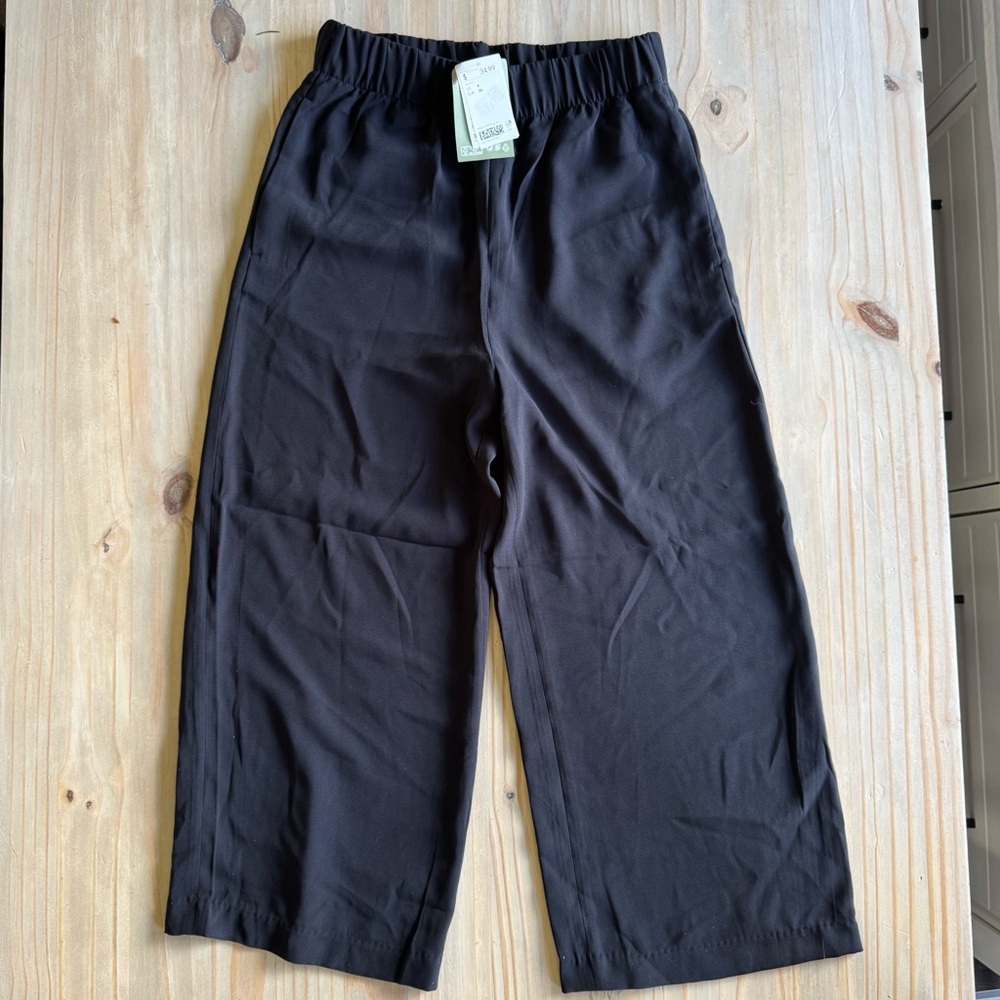 H&M Pull-on Cropped Wide Leg Culottes